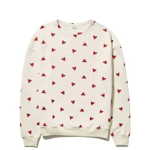 All Over Hearts Sweatshirt