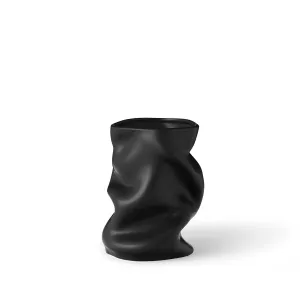 audo copenhagen (menu) | collapse vase | black 20cm