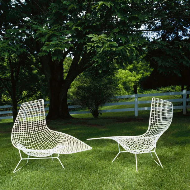 Bertoia Asymmetric Chaise, Optional Cushion