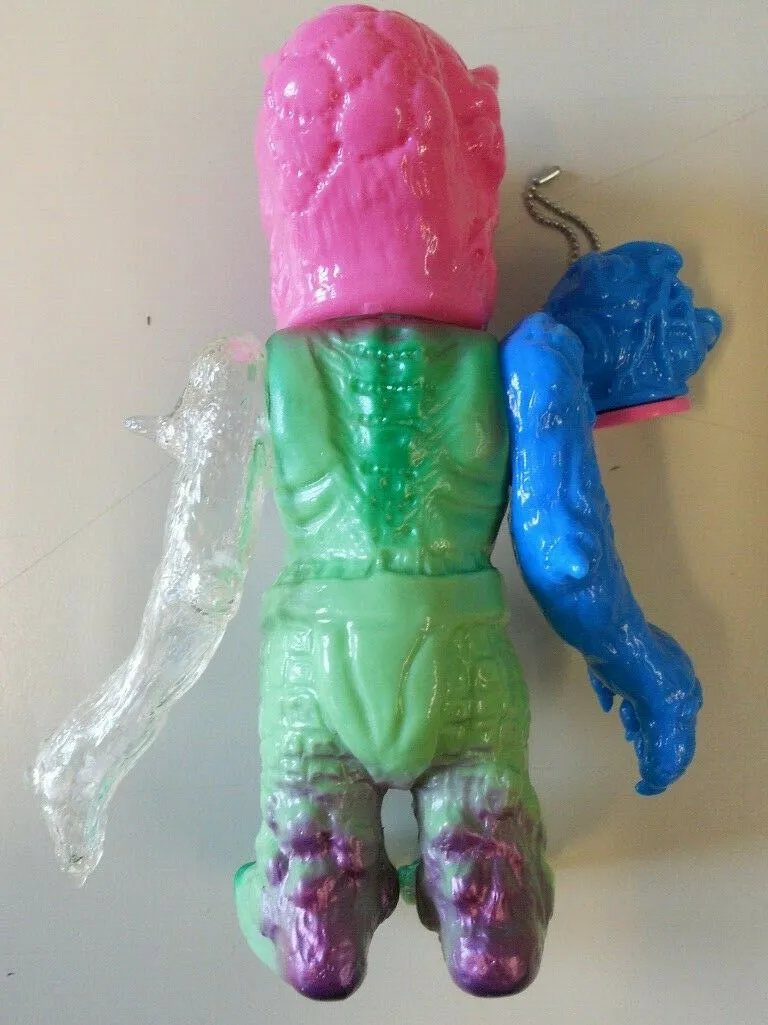 Bukimi Blasters Evil Demon Sofubi Mixed Parts Vinyl Kaiju Custom Spray Shigeo Endo Designer Toy Figure