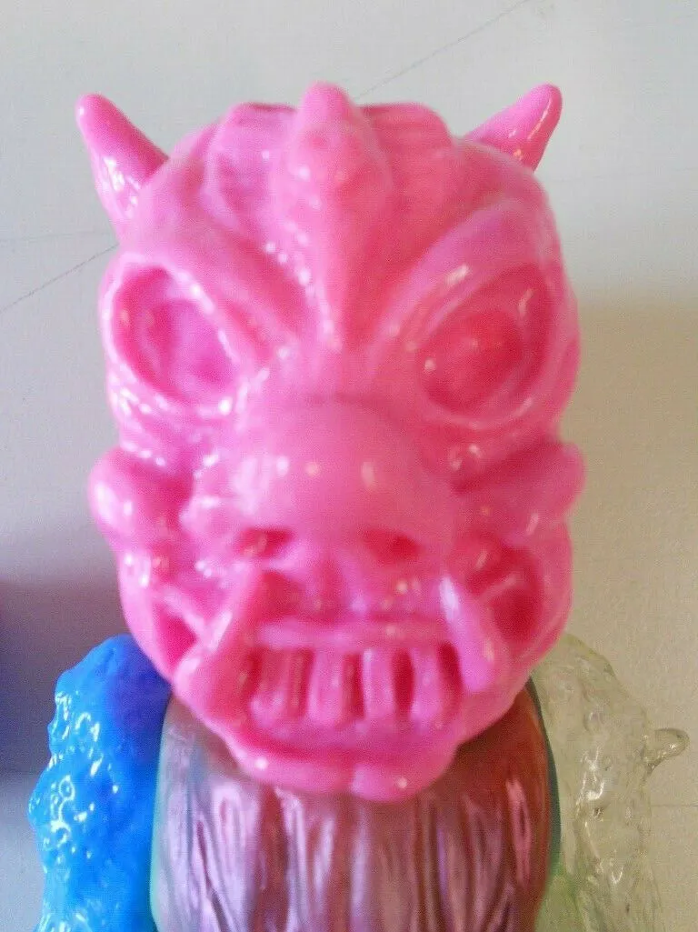 Bukimi Blasters Evil Demon Sofubi Mixed Parts Vinyl Kaiju Custom Spray Shigeo Endo Designer Toy Figure