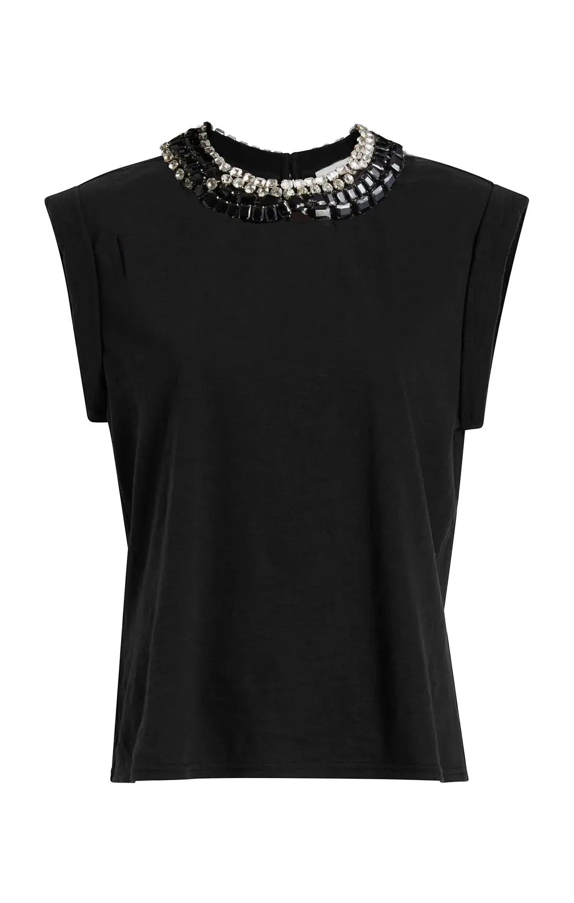 Ci82296 Chunky Rhinestone Tee