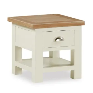 Daymer Cream Lamp Table