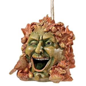 Greenman  Sculptural Birdhouse