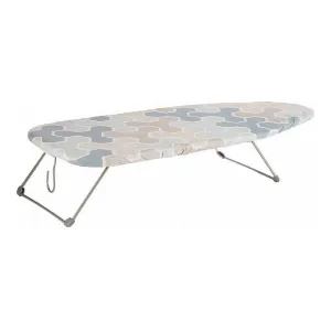 Ironing board Abstract Beige Blue Metal (30,5 x 14 x 74 cm)