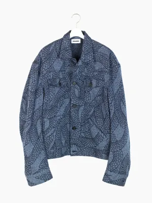 Kozaburo AW18 Snake Mosh Pit Sashiko Trucker