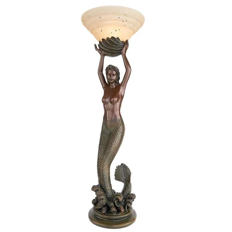 Mermaid Medium Handmade Sculptural Table Lamp