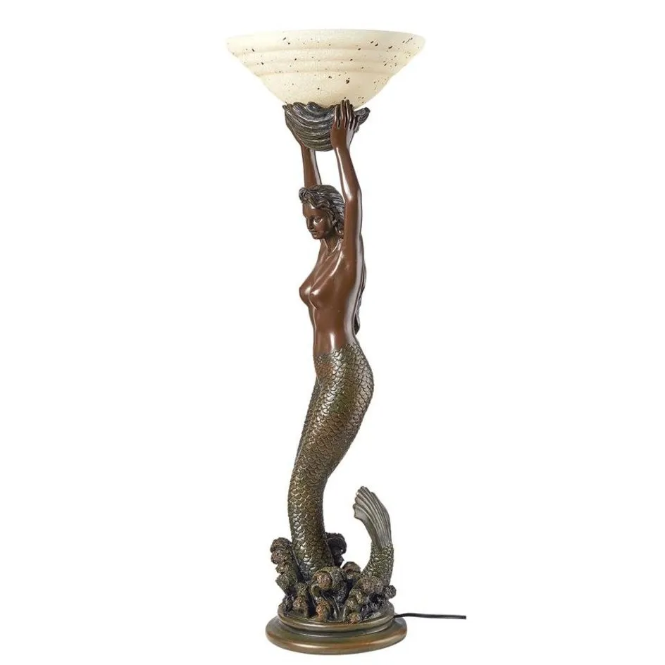 Mermaid Medium Handmade Sculptural Table Lamp