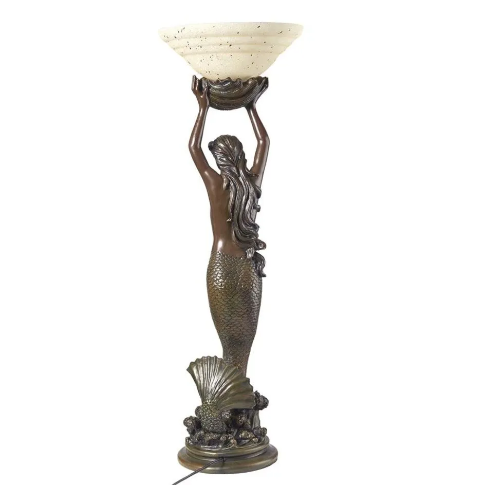 Mermaid Medium Handmade Sculptural Table Lamp