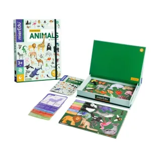 MierEdu Magnetic Puzzle Play Kit-All About Animals Magnetic Puzzle