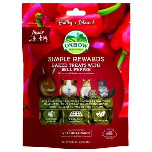 Oxbow Simple Rewards Baked Treats with Bell Pepper 85g