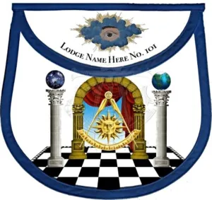 "Solomon's Porch" Past Master Apron