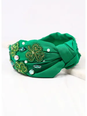 Shamrock Embellished Headband