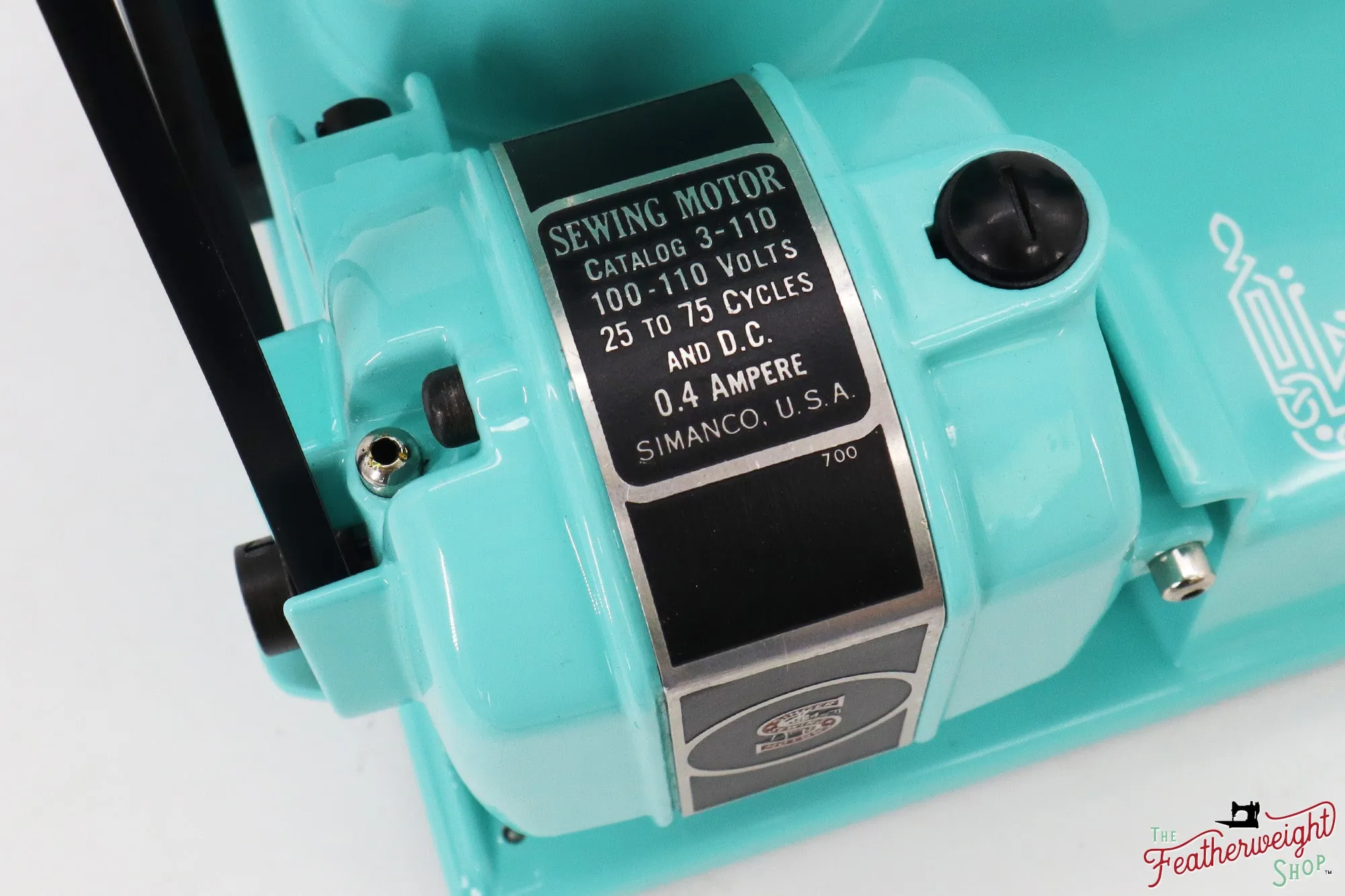 Singer Featherweight 221, AH334*** - Fully Restored in Tiffany Blue